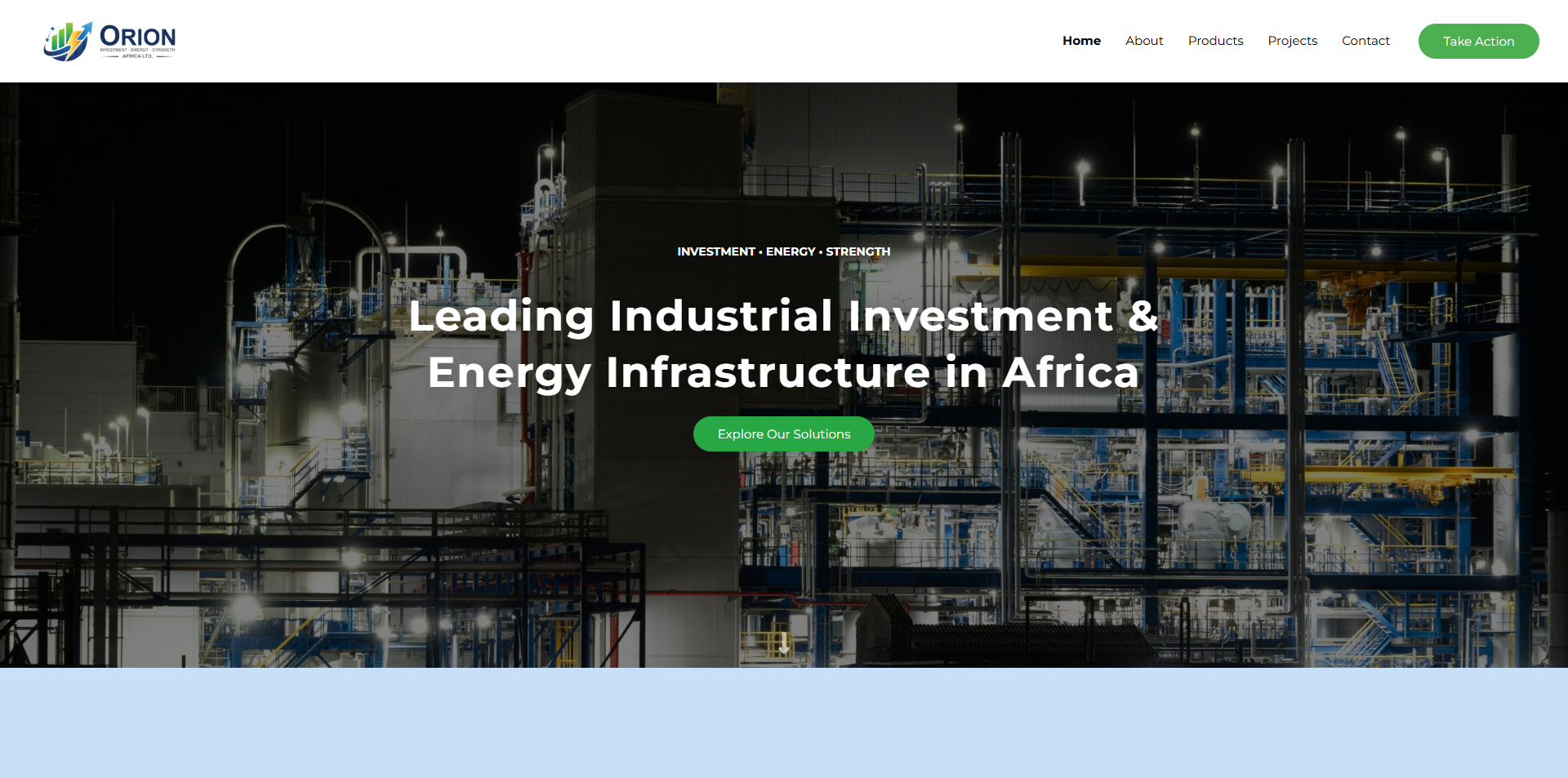 Orion Africa desktop preview
