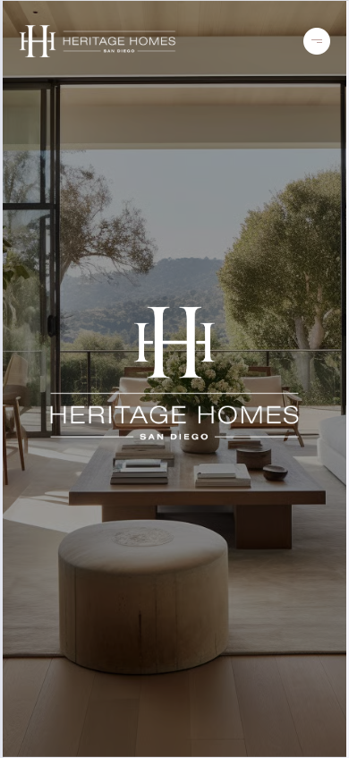 Heritage Homes Real Estate mobile preview